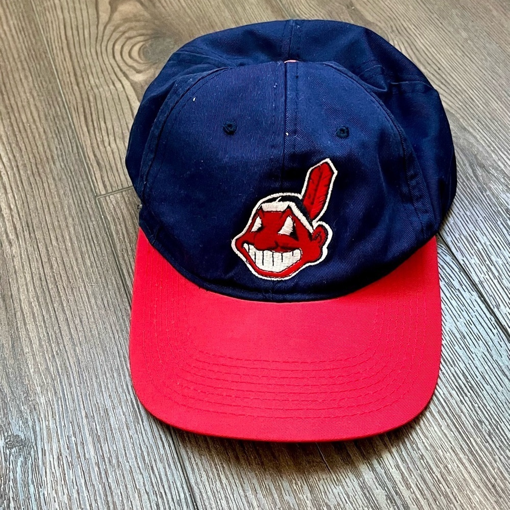 Navy and Red Baseball Cap - Picture 8 of 8